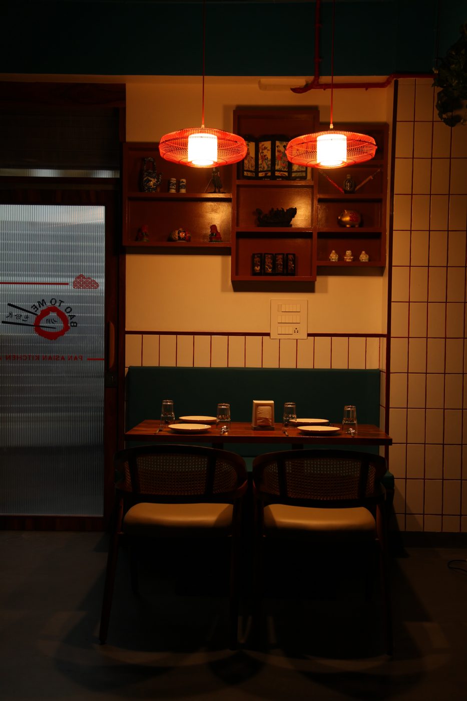 Bao To Me interior — warm lighting and hanging lanterns